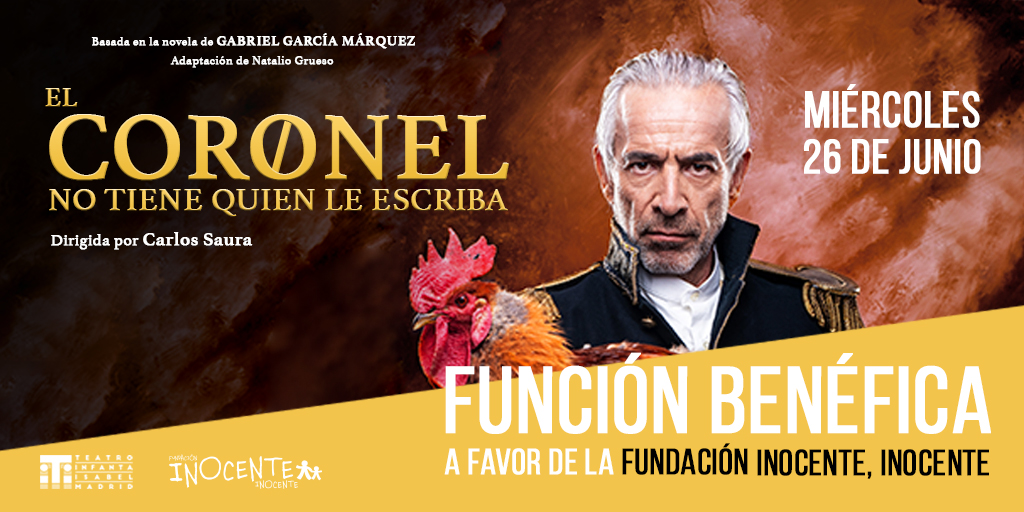 Función benéfica de El coronel no tiene quien le escriba